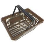 Покупательские корзины для супермаркета PLAST 22 Brown Покупательские корзины для супермаркета PLAST 22 Brown